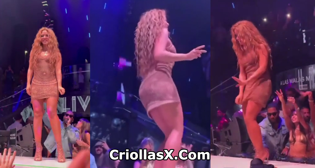 Shakira intentan grabar debajo de su falda mientras baila – Famosas