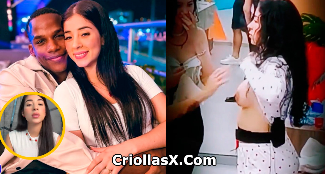 katy cardona la blanquita influencer colombiana muestra sus senos en reality