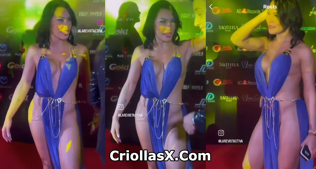 Ana Del Castillo famosa colombiana con diminuto vestido – Famosas colombianas