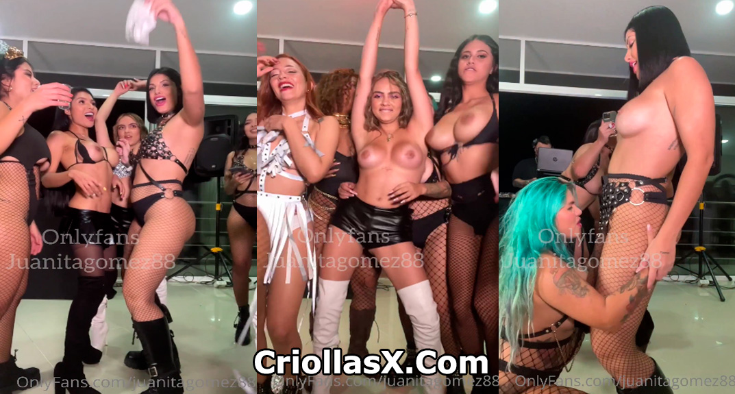 juanitagomez88 colombiana invita a todas sus amigas a fiesta desnuda para onlyfans colombia