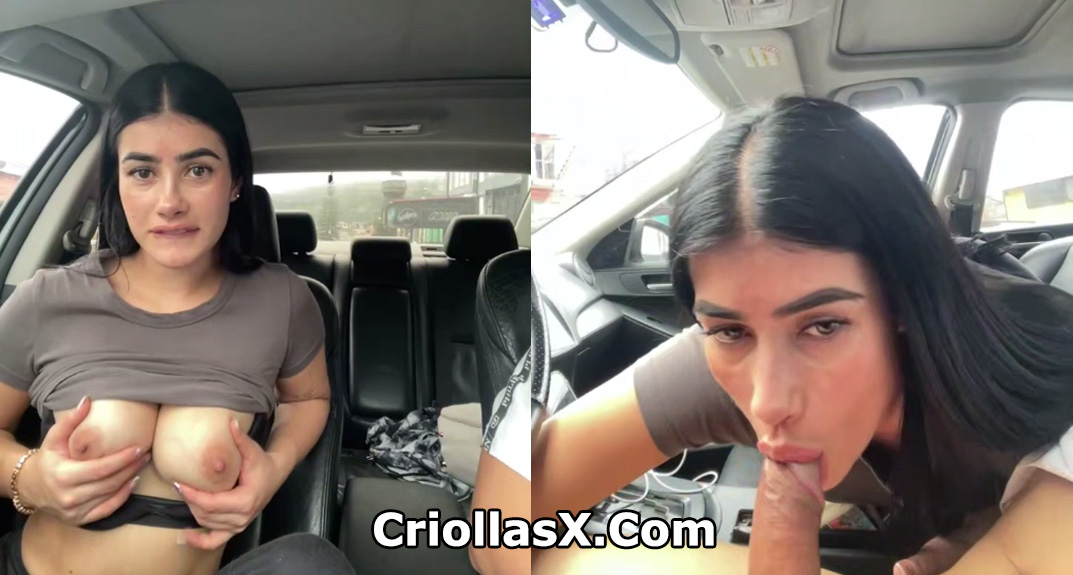 Sweet_and_caramel colombiana chupando pene en un carro en vivo para stripchat colombia