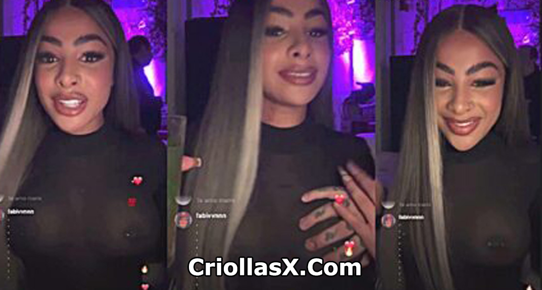 La famosa Yailin expones sus Tetas Grandes en Live de Instagram